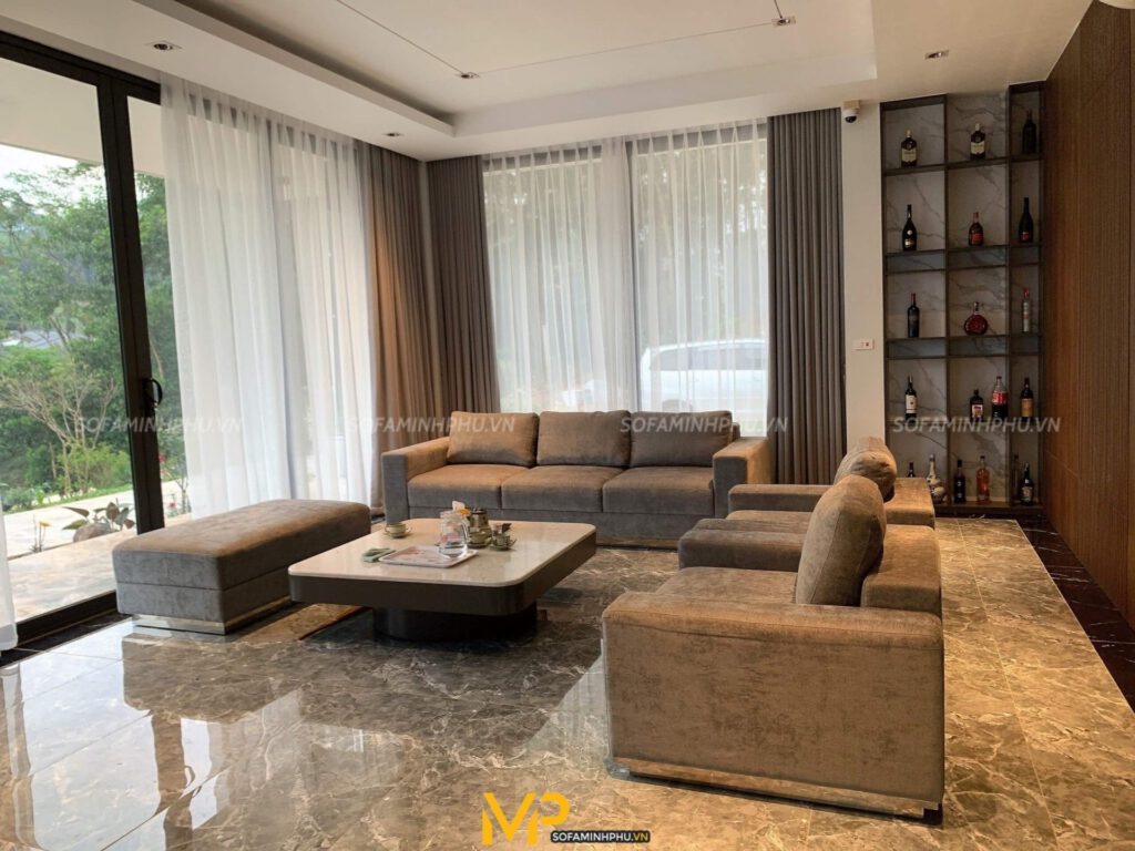 BÀN GIAO SOFA NHÀ ANH NAM QUẢNG NINH