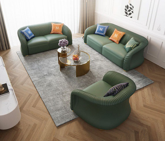 Sofa kiểu Italia bọc nỉ lộn