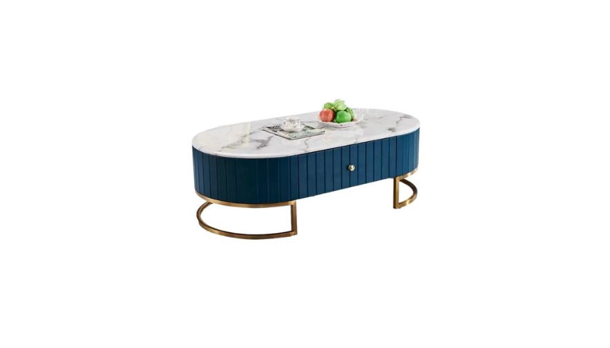 nội thất bàn đá oval cao cấp