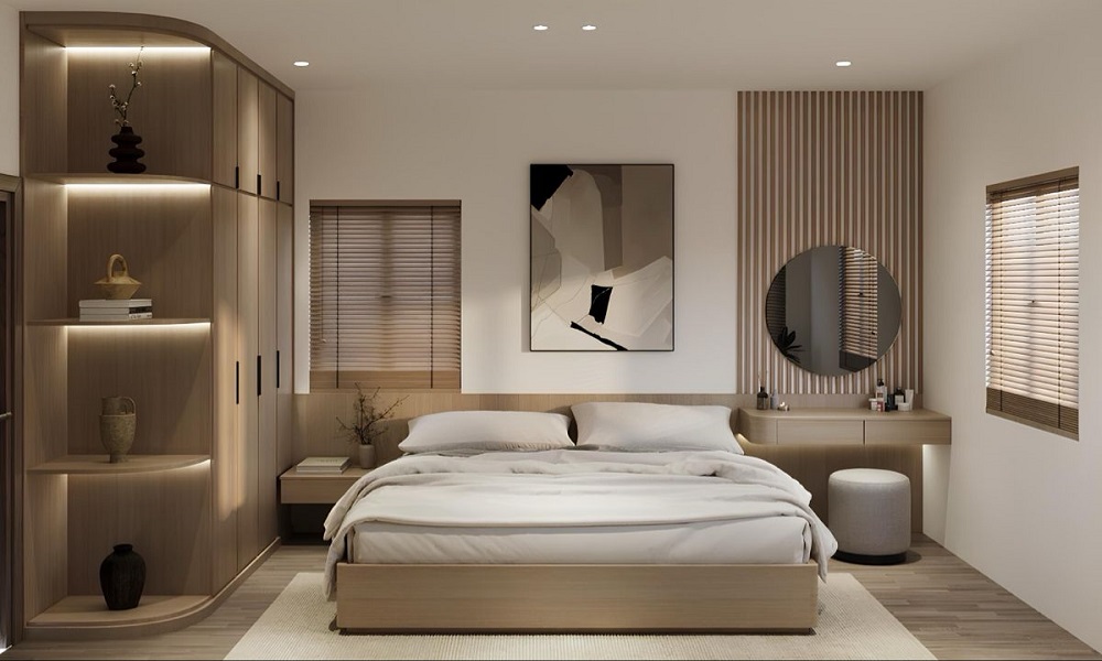 phòng ngủ phong cách modern minimalist room