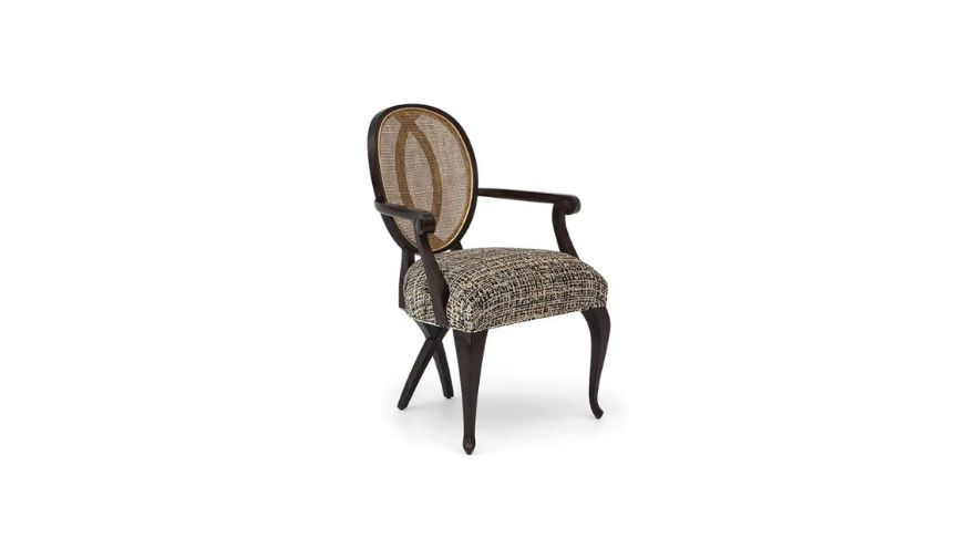ghế ăn colette kết hợp mây đan