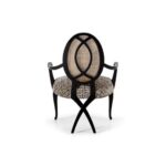 ghế ăn colette kết hợp mây đan
