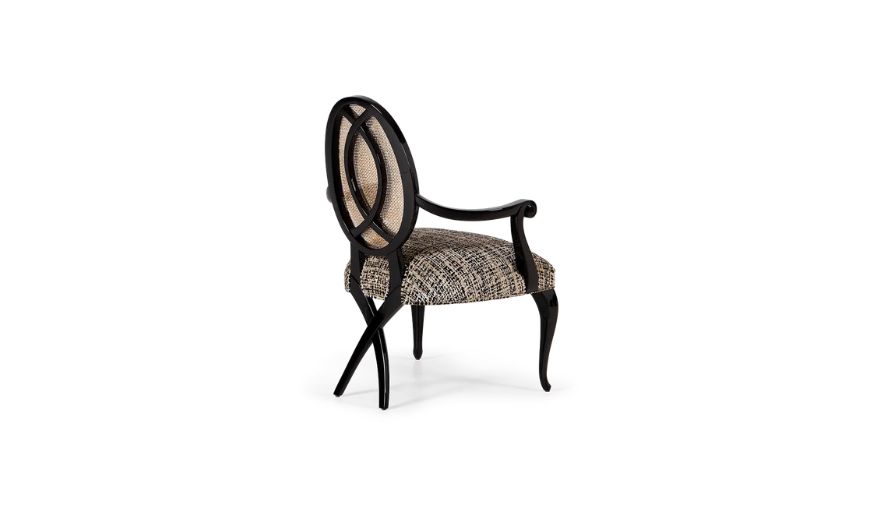 ghế ăn colette kết hợp mây đan