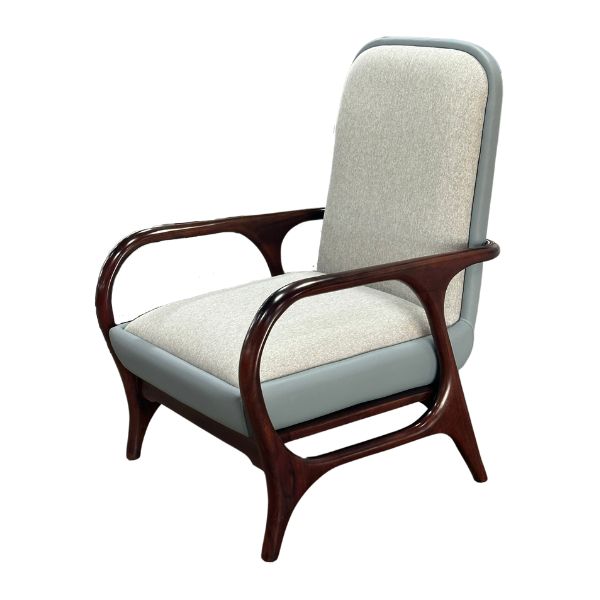 Ghế sofa đơn gỗ óc chó AC22