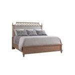 giường ngủ indochine mây đan