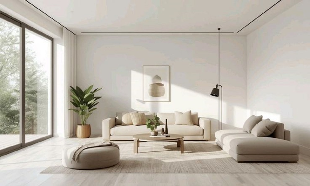 phòng khách modern minimalist 