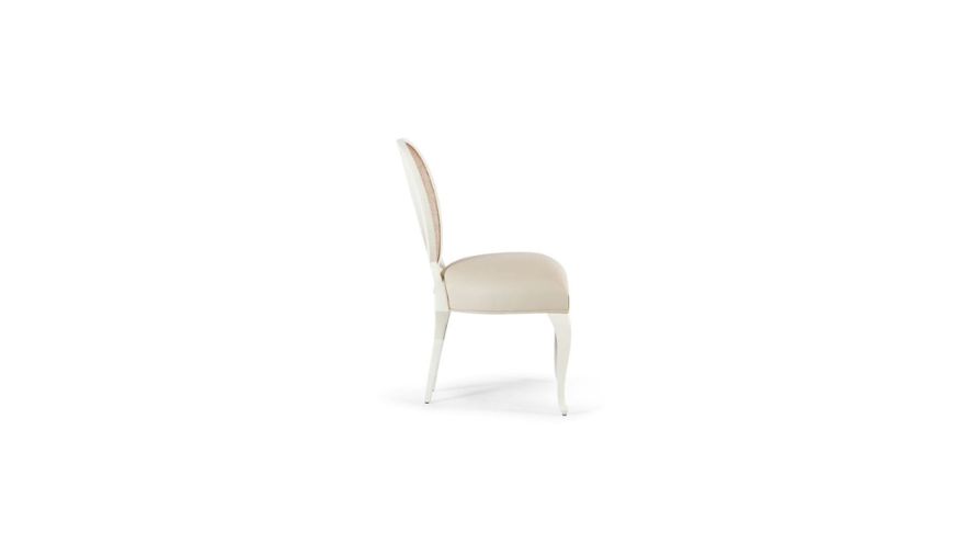 ghế ăn indochine kết hợp mây đan