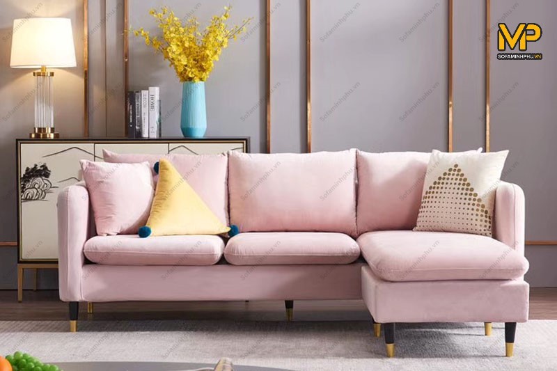 Sofa góc nỉ nhung MP204