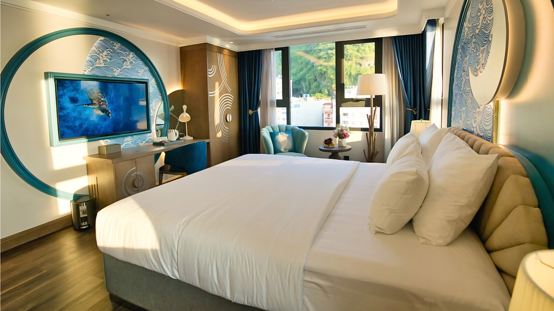nội thất khách sạn the moon boutique