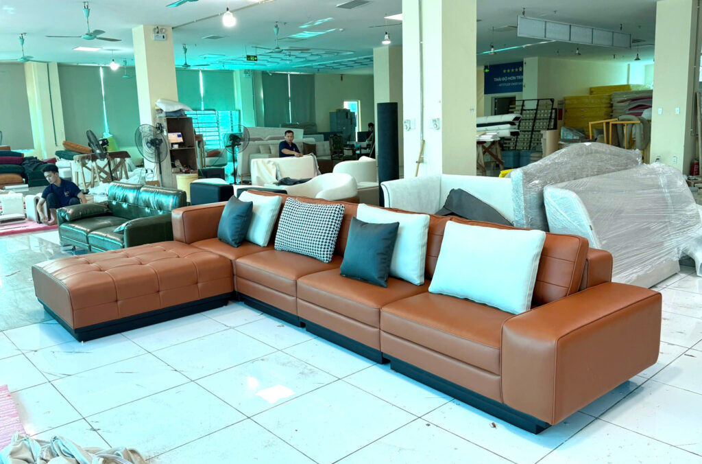 ghế sofa da thật